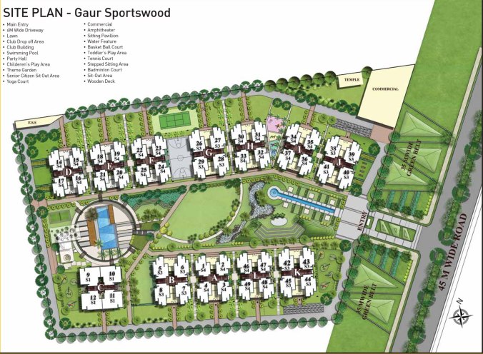 gaur-sportwood-site-plan